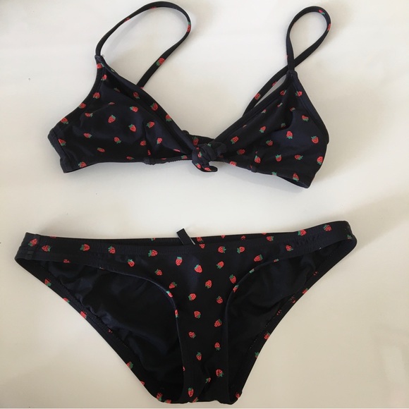 Madewell Strawberry Bikini Set - Picture 1 of 4